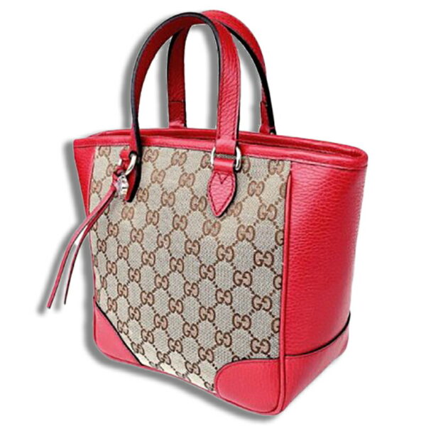 21gu051btq 002 Gucci Bree GG Canvas 2WAY Shoulder Bag Red