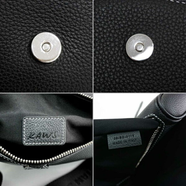 22 0418 11 Dior Homme x KAWS Saddle Bag Leather Black