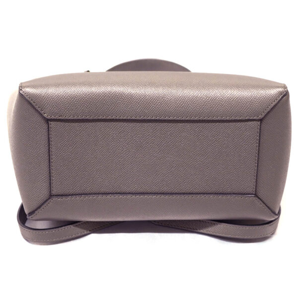 22 1290 5 Celine Belt Leather Micro Bag Gray