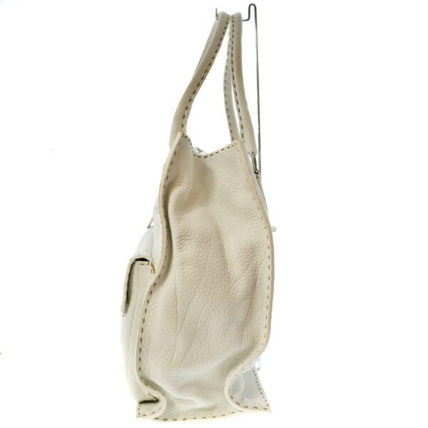 22 1331 3 Fendi Selleria Tote Bag White