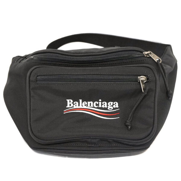 22 1458 1 Balenciaga Explorer Belt Bag Nylon Black