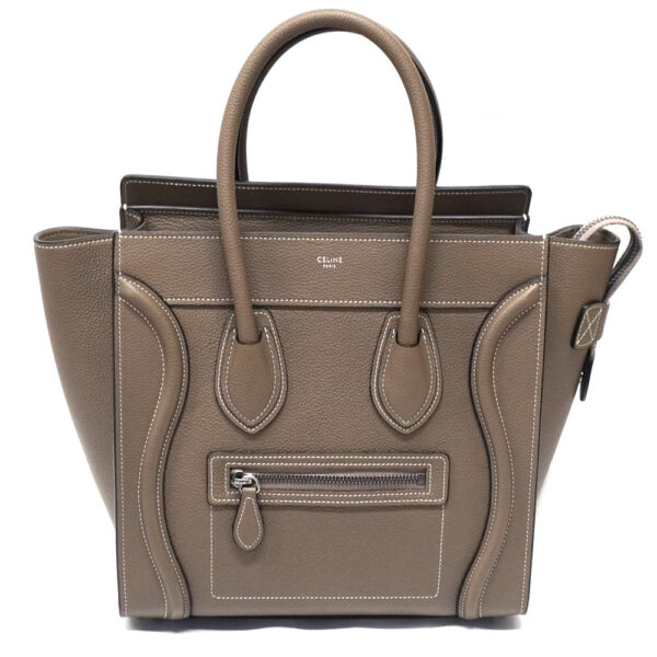 22 1501 1 Celine Luggage Micro Shopper Handbag Greige