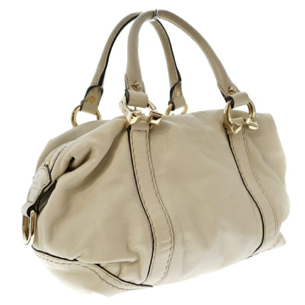 22 3519 1 Gucci Handbag Leather Ivory