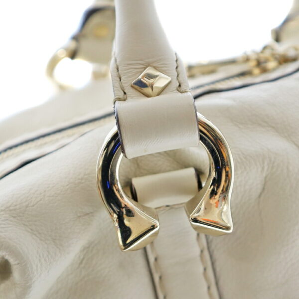 22 3519 8 Gucci Handbag Leather Ivory