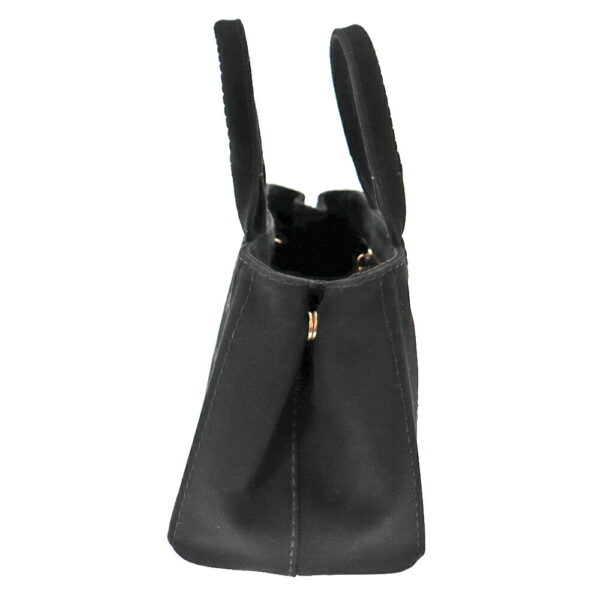 22 415 3 Prada Canapa Tote 2WAY Handheld Canvas Black