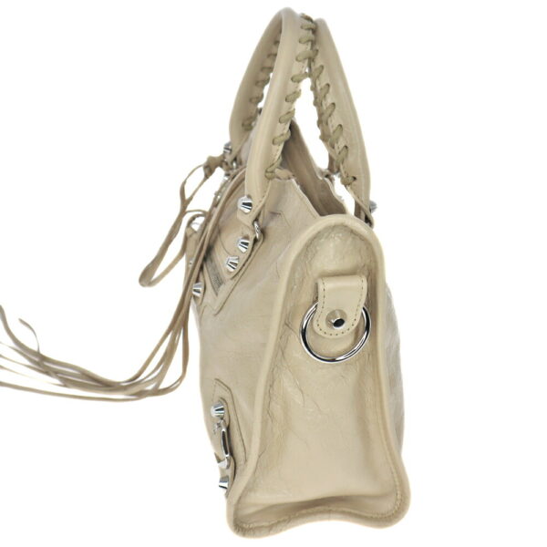 22 6209 3 Balenciaga Classic City Lambskin Leather Beige