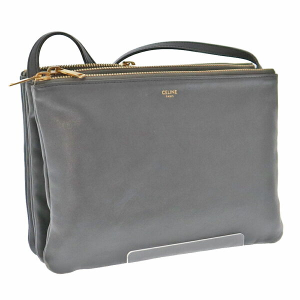 22 64 1 Celine Trio Shoulder Bag Gray