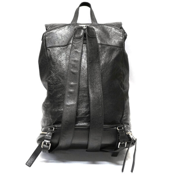 22 686 2 Balenciaga Classic Traveler Backpack Leather Black