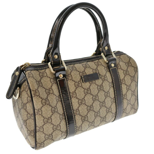 22 7080 1 Gucci Mini Bag GG Supreme Canvas Leather Beige Brown