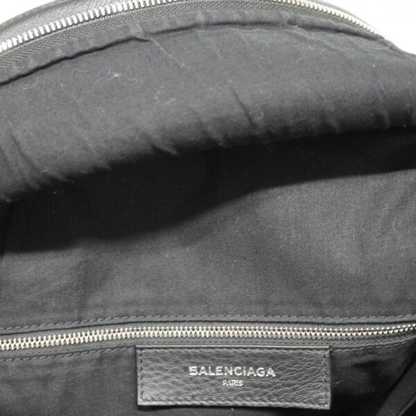 22 772 11 Balenciaga Backpack Leather Black