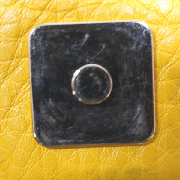 22 8366 11 Fendi Selleria 2WAY Bag Leather Yellow