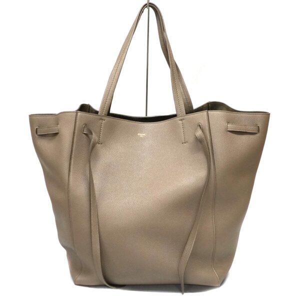 22 8872 1 Celine Hippo Phantom Medium Tote Bag Taupe Greige