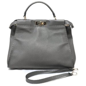 22 9138 1 Fendi Canai Shoulder Bag Beige