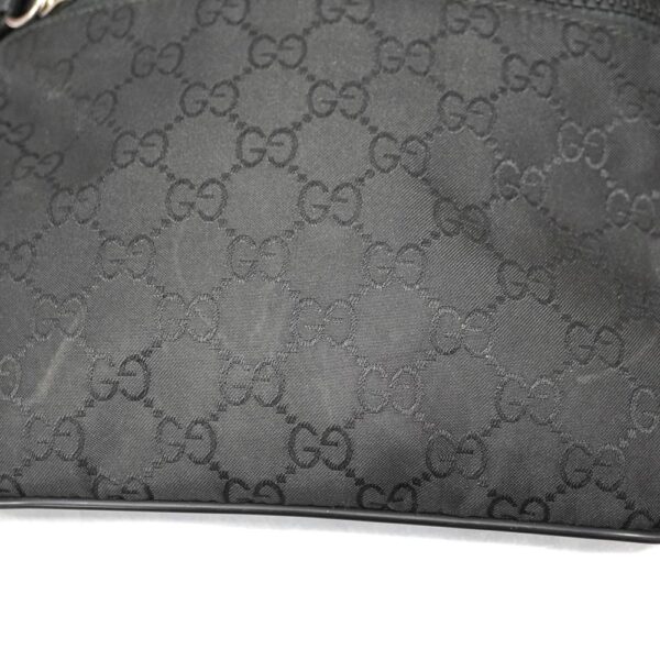 22 9794 11 Gucci Pochette Crossbody GG Canvas Black