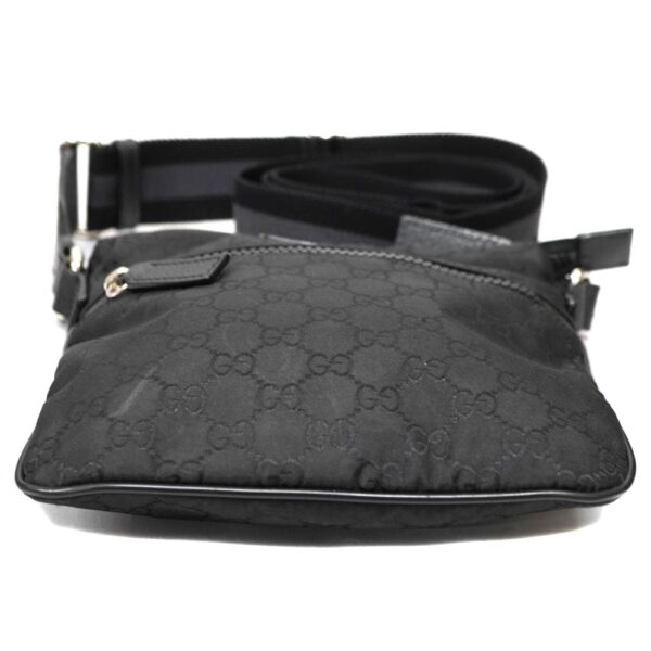 22 9794 4 Gucci Pochette Crossbody GG Canvas Black