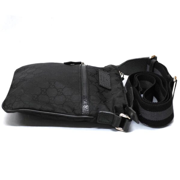 22 9794 5 Gucci Pochette Crossbody GG Canvas Black