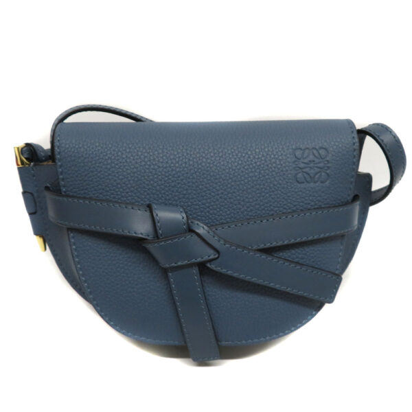 2200 Loewe Gate Dual Mini Shoulder Bag Blue