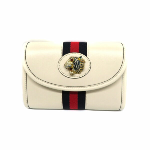 22001221 Gucci Raja Mini Shoulder Bag Leather White