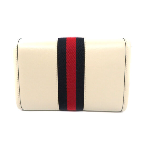 22001222 Gucci Raja Mini Shoulder Bag Leather White