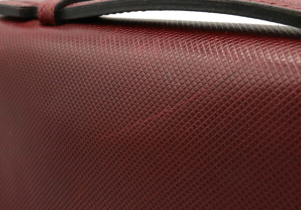 22010032 7 Bottega Veneta Business Bag Briefcase Embossed Leather Bordeaux