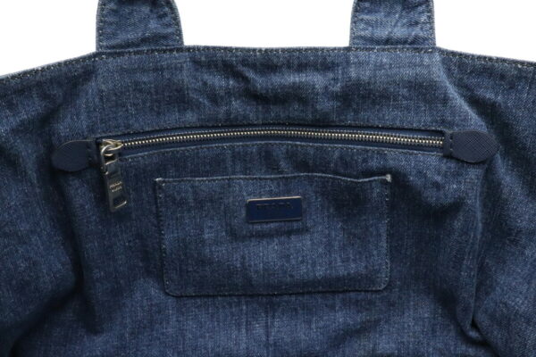 22010187 7 Prada Canapa Tote Bag Denim Avio Blue