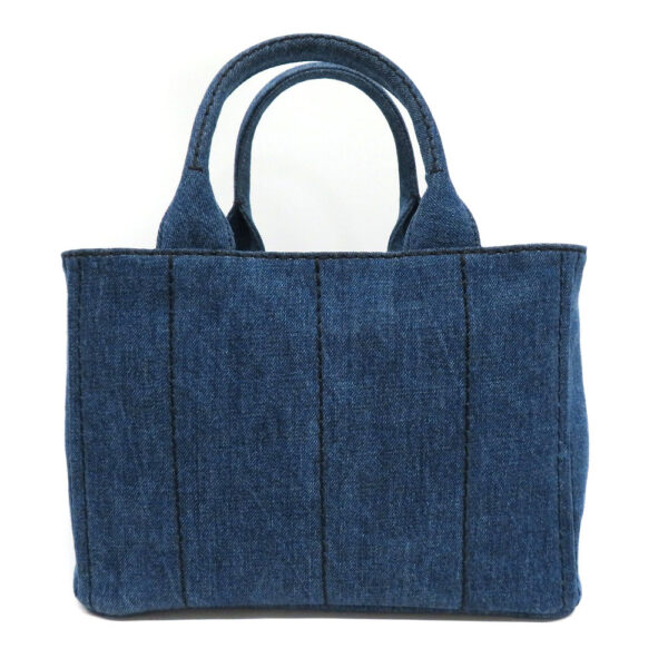 22026342 Prada Kanapa Tote PM Denim Blue