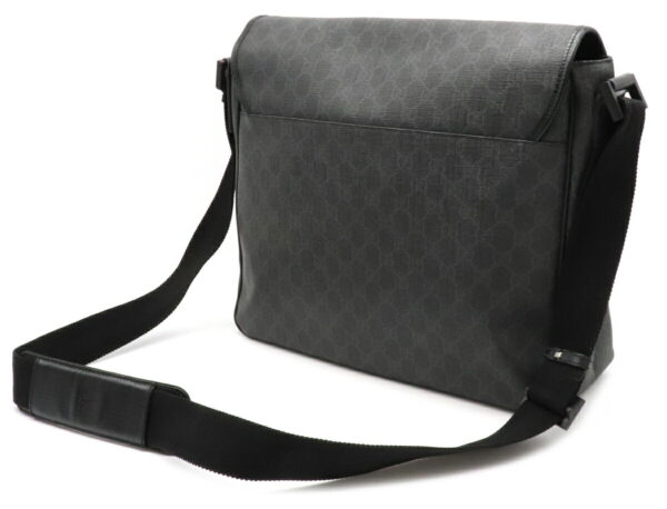 22030106 1 Gucci GG Supreme GG Plus Crossbody Shoulder Bag Gray