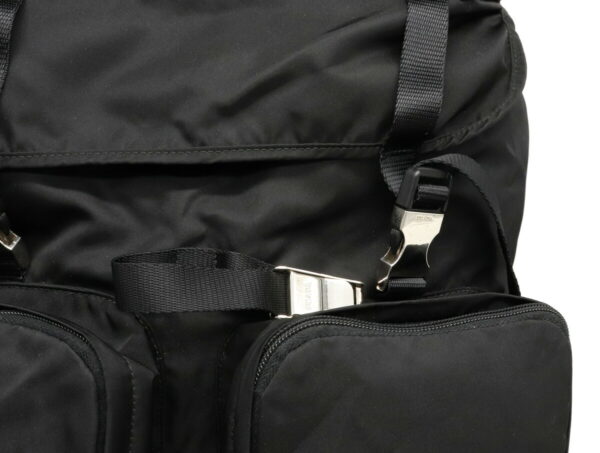 22031001 5 Prada Rucksack Nylon Nero Black