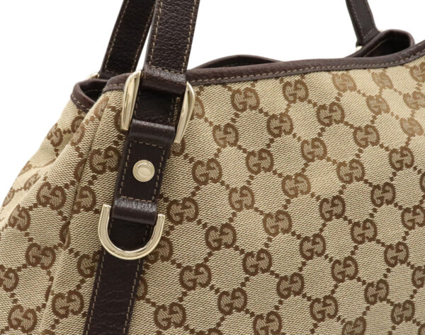 22040097 6 Gucci GG Tote Shoulder Bag Khaki