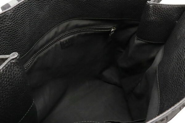 22040830 4 Gucci GG Nylon Tote Shoulder Bag Black