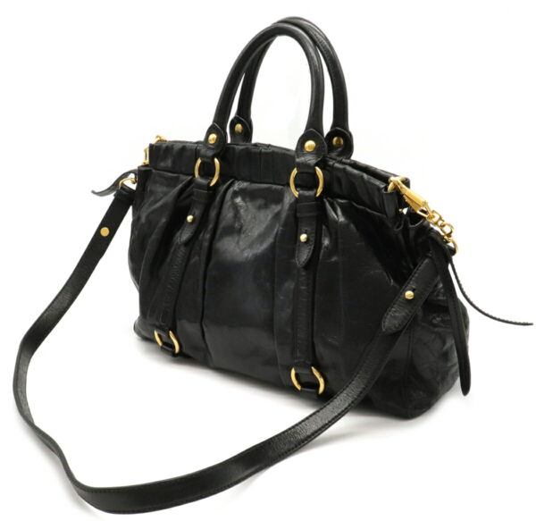 22040849 1 Miu Miu Shoulder Bag Leather Black