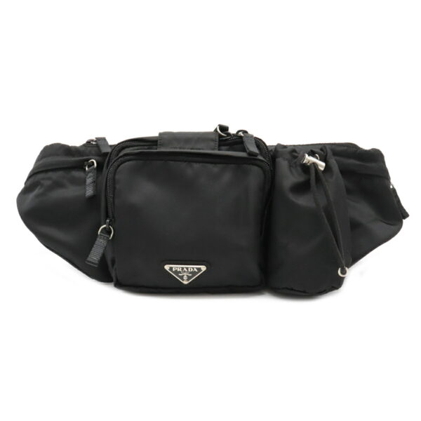 22040947 Prada Waist Bag Nylon Nero Black