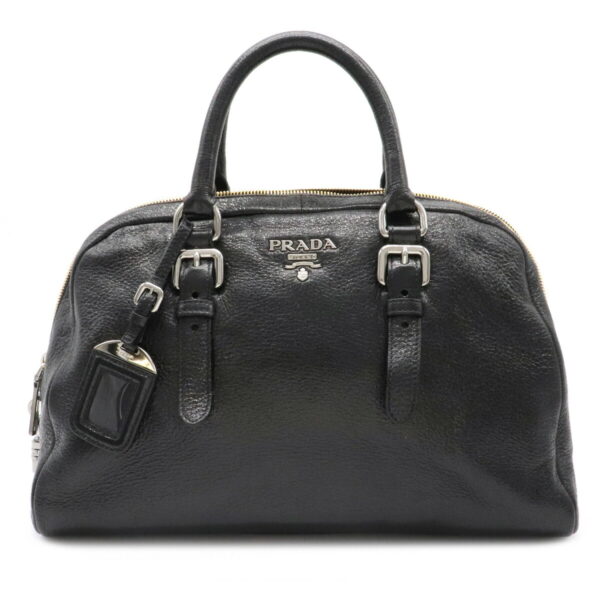 22040974 Prada Mini Bag Cervo Lux Leather Nero Black