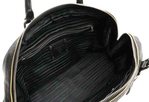 22040974 4 Prada Mini Bag Cervo Lux Leather Nero Black