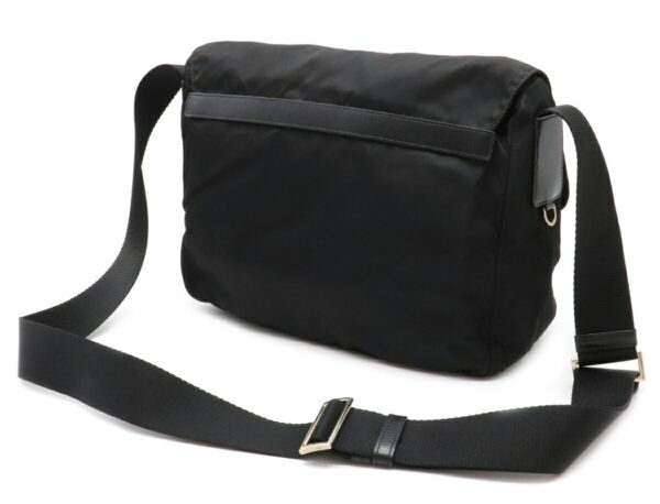 22041379 1 Prada Messenger Bag Nylon Leather Nero Black