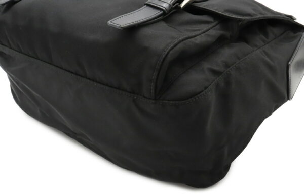 22041379 2 Prada Messenger Bag Nylon Leather Nero Black