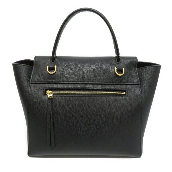 22044302 Celine Belt Micro Grained Calfskin Bag Black