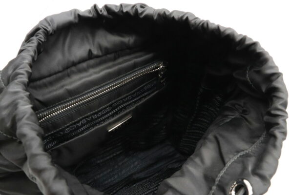 22050165 4 Prada Rucksack Nylon Leather Nero Black