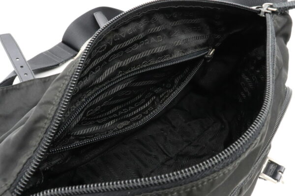 22050449 4 Prada Crossbody Bag Nylon Leather Nero Black