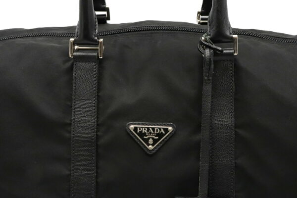 22050722 8 Prada Bag Nylon Leather Nero Black