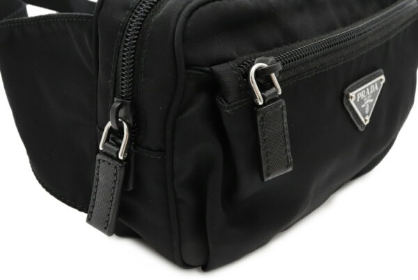 22050918 5 Prada Waist Bag Nylon Nero Black