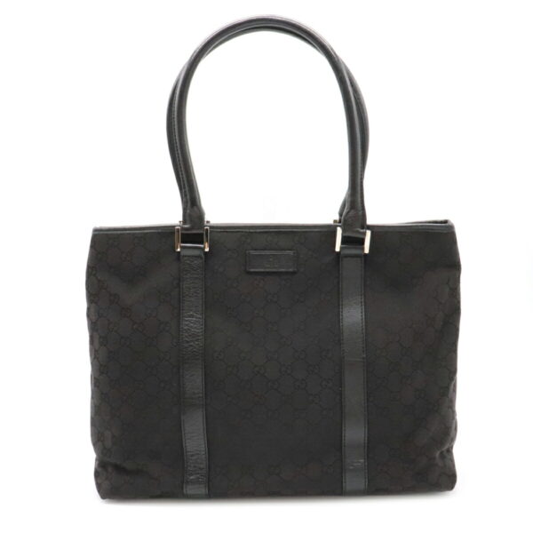 22050924 Gucci GG Tote Shoulder Bag Black