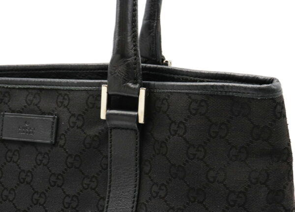 22050924 5 Gucci GG Tote Shoulder Bag Black