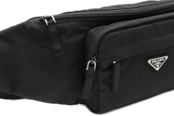 22050947 5 Prada Waist Bag Nylon Nero Black