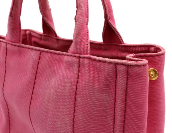 22051074 6 Prada Canapa Mini Tote Bag Fuchsia Pink