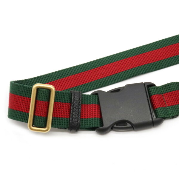 22060698 3 Gucci Gucci Print Leather Belt Waist Bag Black