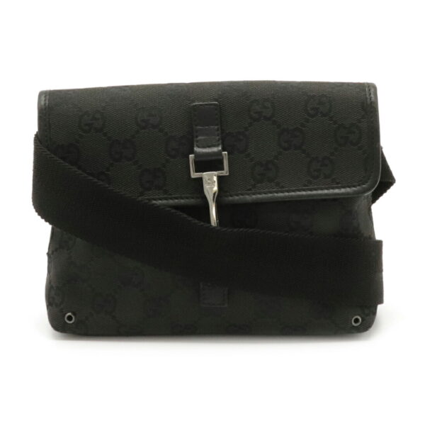 22060904 Gucci GG Mini Body Waist Bag Black