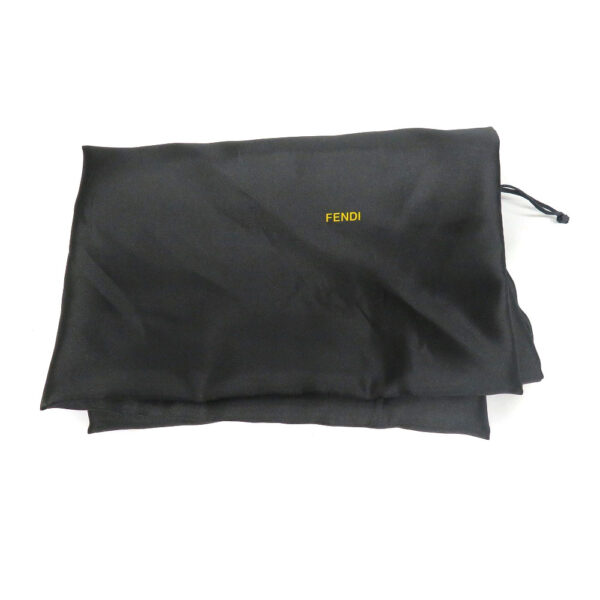 220681713 Fendi Tote Bag Zucca Pattern Canvas Black