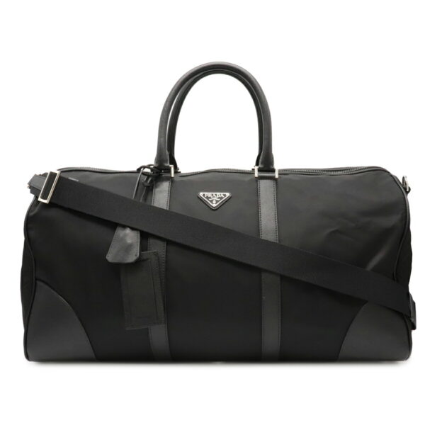 22070138 Prada Bag Nylon Leather Nero Black