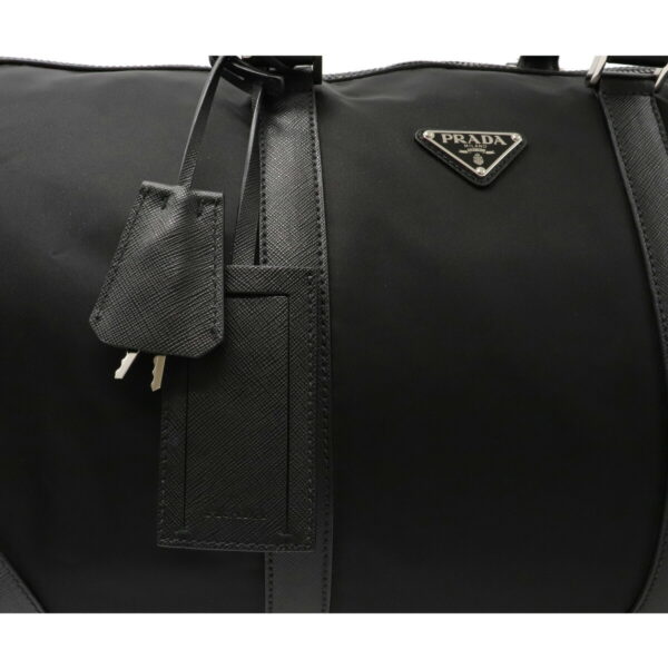 22070138 7 Prada Bag Nylon Leather Nero Black